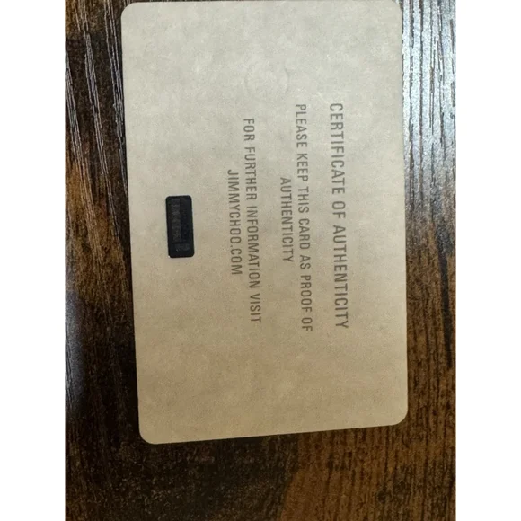 Jimmy Choo Carnaby Leather Wallet With Studs Black Gunmetal - Picture 15 of 16